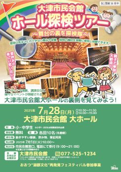 子ども向けホール探検ツアー 画像